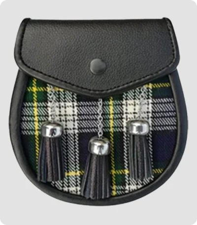 Custom made Gordon Tartan Kilt Sporran