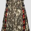 Digital Camo Buchanan Tartan Scottish Hybrid Kilt