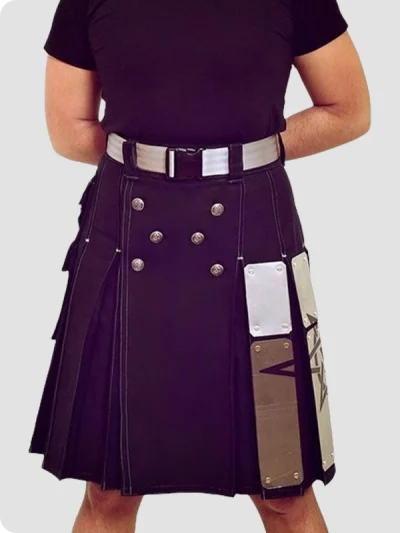 Hand Made Traditional Scottish Armored Kilt