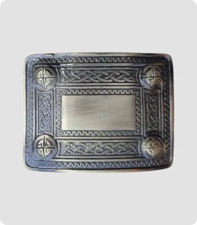 Handmade Antique Celtic Knot Kilt Belt Buckle