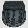 Handmade Black Leather Sporran