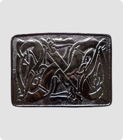 Handmade Celtic Weave Kilt Belt Buckle