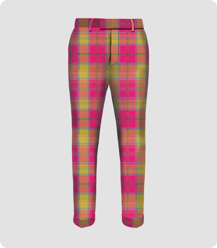 Handmade Connaught irish Tartan Trouser