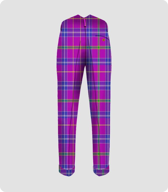 Handmade Jackson Tartan Trouser Back