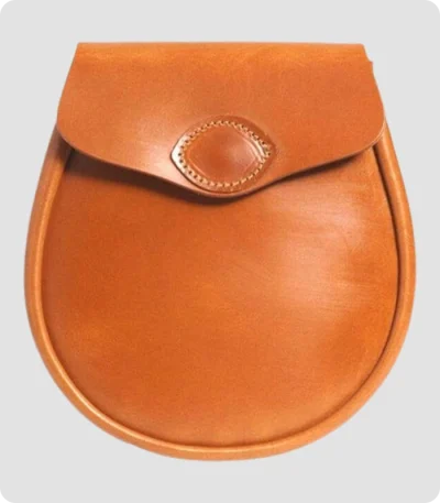 Handmade Scottish Basic Leather Sporran