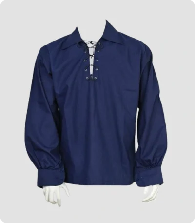 Handmade Scottish Navy Ghillie Shirt