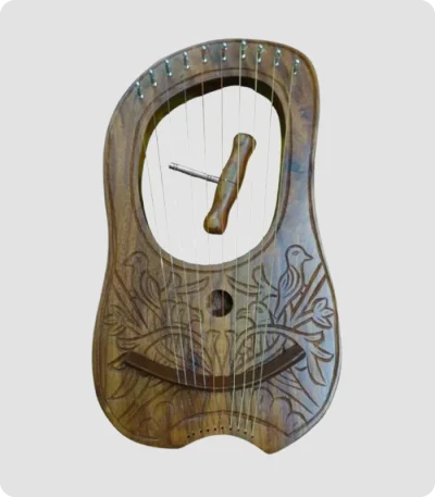 High Quality Metal Strings Scottish Lyre Harp