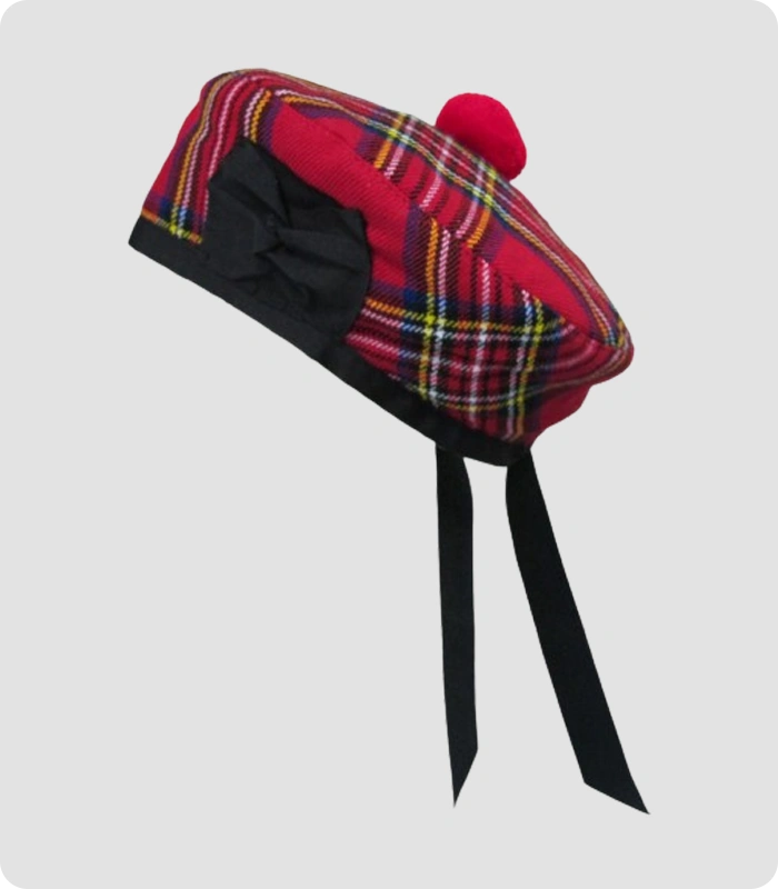 High Quality Red Balmoral Hat