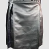 Leather Kilt with Navy Highlights