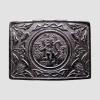 Lion Rampant Enamel Kilt Belt Buckle