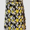 Modern Pattern Camo Utility Kilt with Detachable Pocket