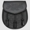 Premium Quality Black Leather Sporran