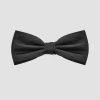 Premium Quality Black Pre-Tied Bow Tie