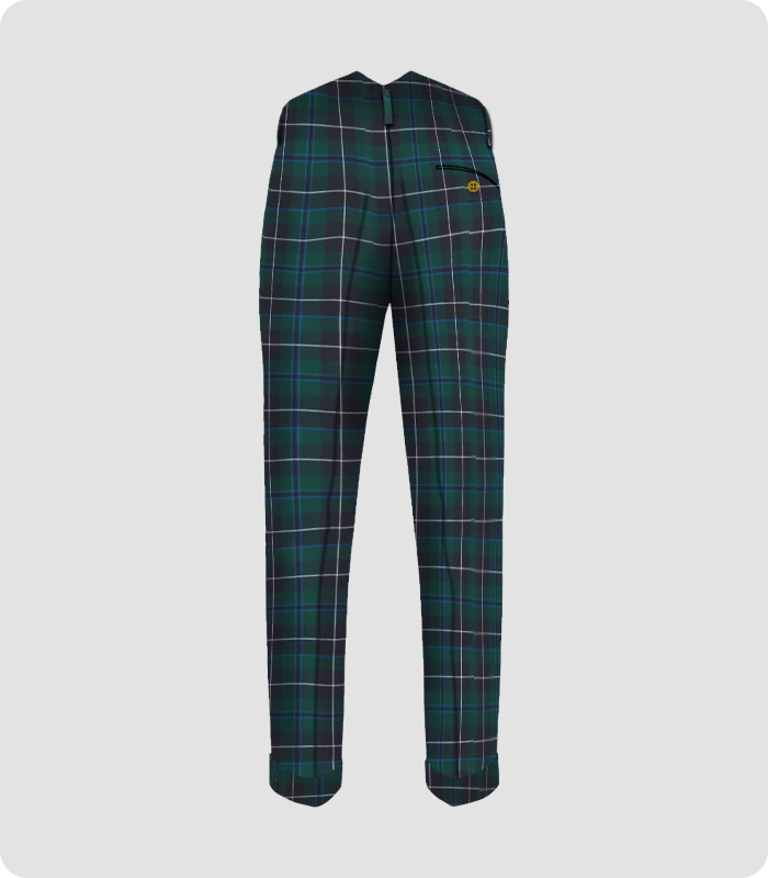 Premium Quality Douglas Tartan Trouser Back