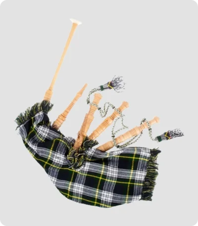 Premium Quality Dress Gordon Tartan Bagpipe