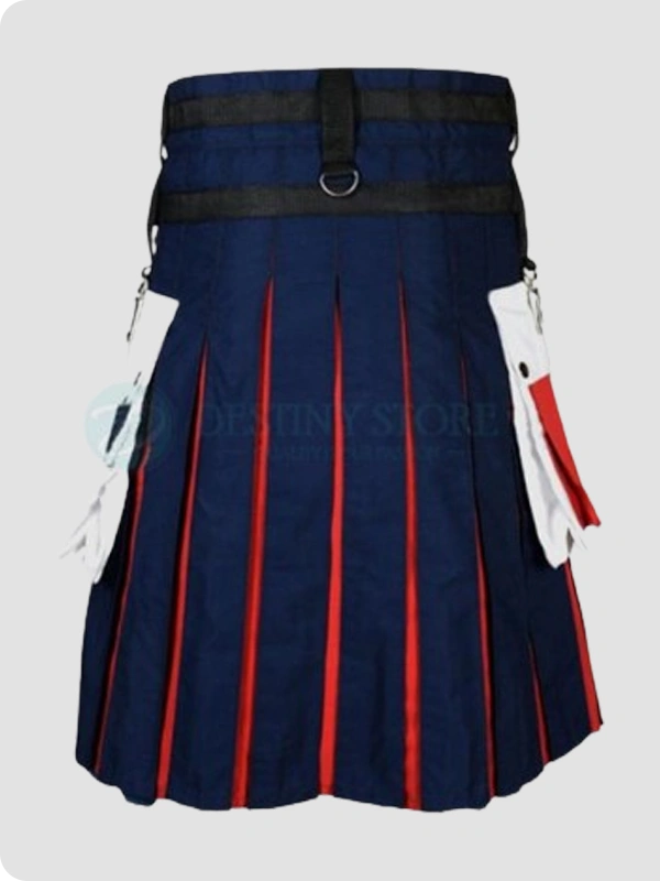 Premium Quality England Flag Kilt Back