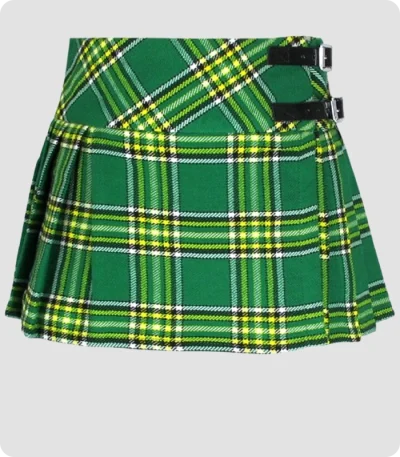 Premium Quality Irish Green Skirt