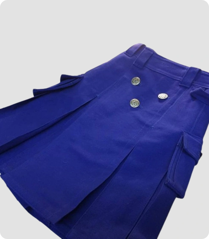 Premium Quality Royal Blue Baby Kilt