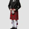 Premium Quality Royal Stewart Tartan Kilt Outfit
