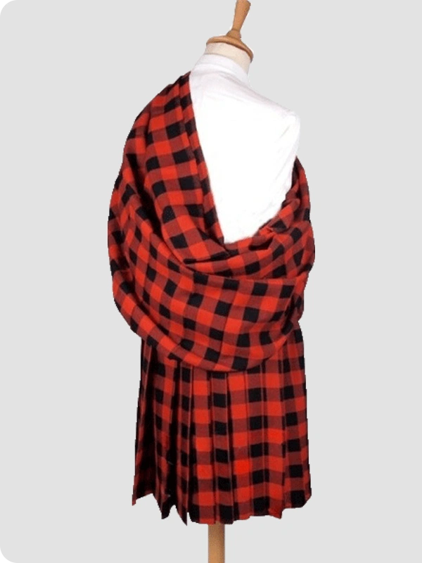 Premium Quality Traditional Scottish Great Highland Kilt Back