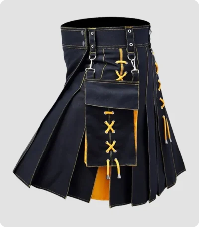 Premium Quality Women Stylish Hybrid Kilt Side
