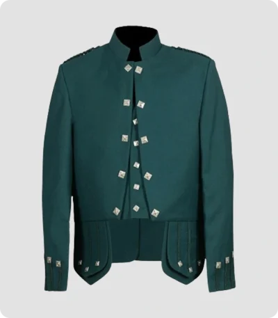 Scottish Green Military Drummer Doublets