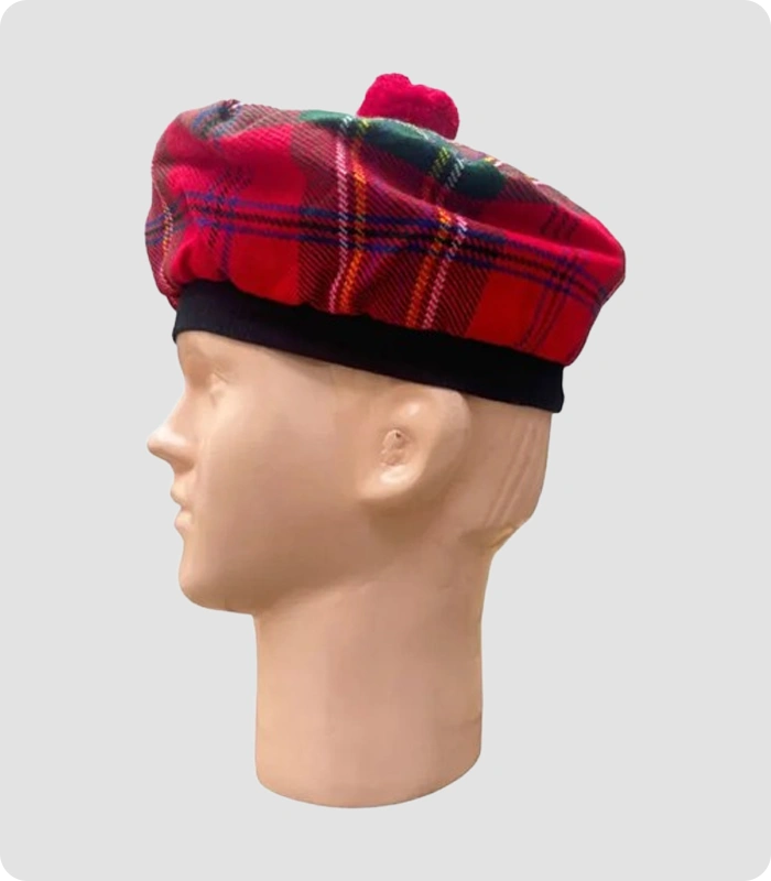 Scottish Royal Stewart Tartan Tam o Shanter Hat