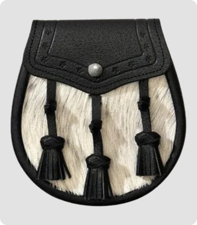 Semi Dress Classic Leather Tassel Sealskin Sporran