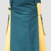 Stylish Green & Yellow Hybrid kilt