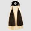 Stylish Patent Leather Cantle Horse Hair Sporran
