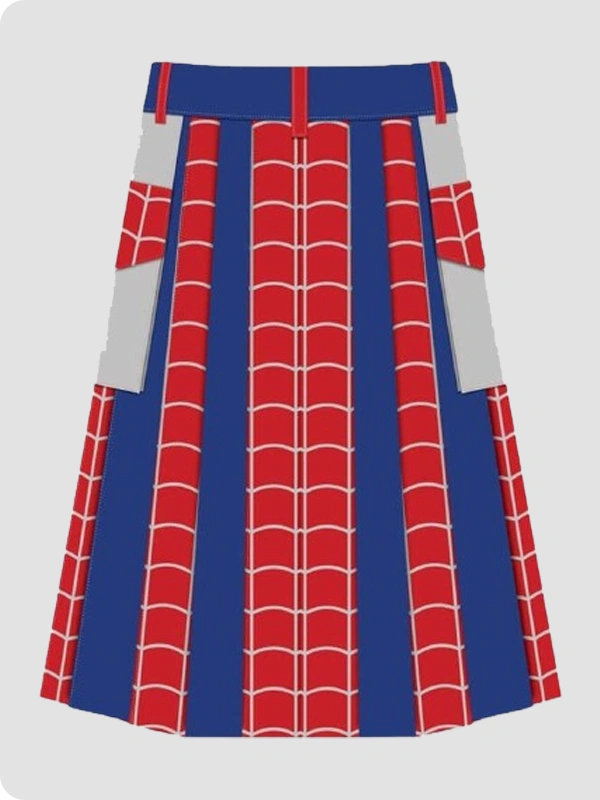 Stylish Spiderman Hybrid Kilt Back