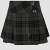 Women Hamilton Grey Tartan Skirt